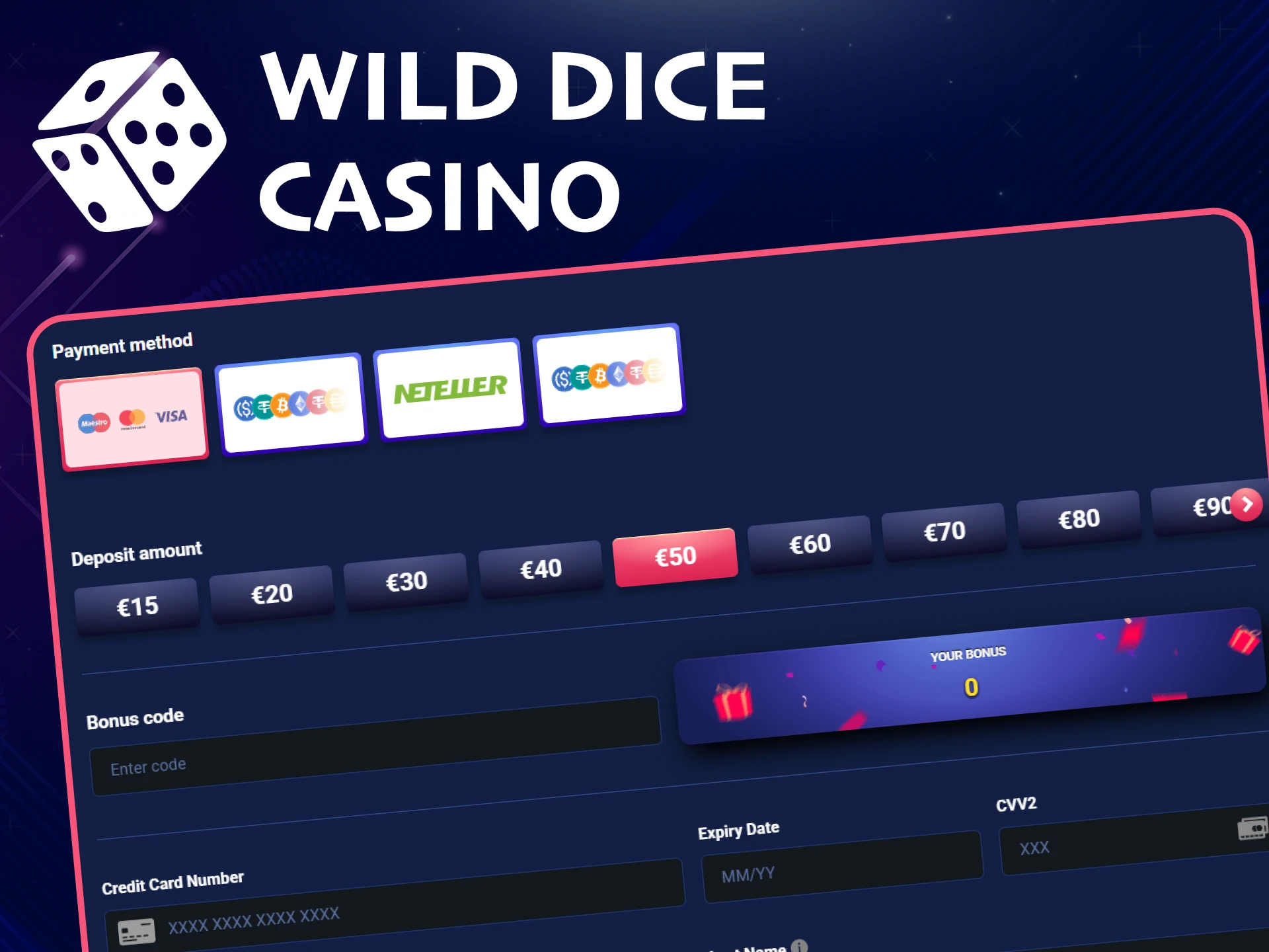 Explore potential deposit issues at Wild Dice Casino.